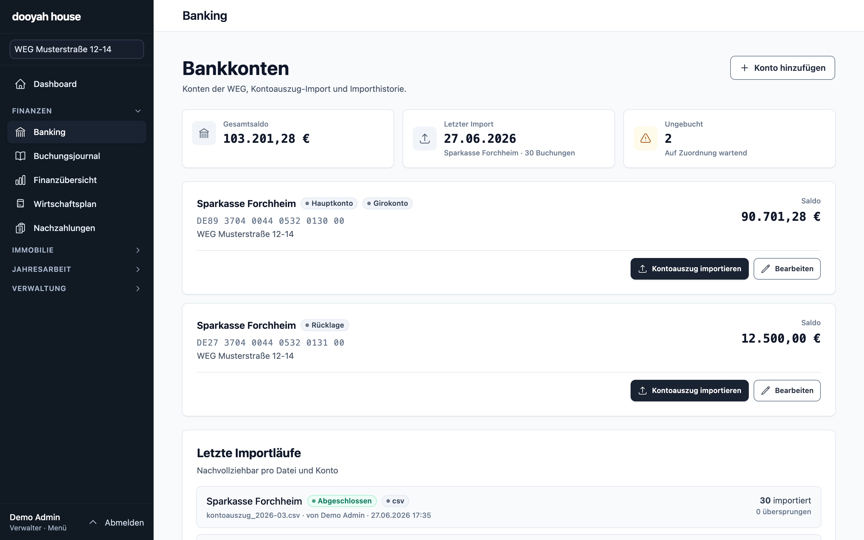 Banking & KI-Auto-Matching